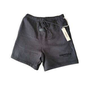 NEW Fear of God Essentials “Stretch Limo” Black Sweatshort Men’s Size S Shorts